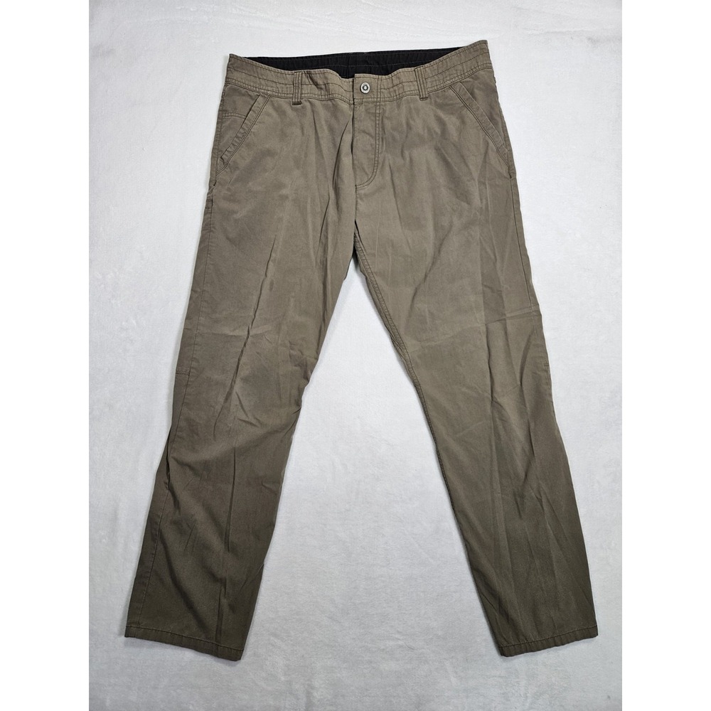 Kuhl Men's Slax Tan Legendary Lightweight Active Pants Size 40x32 Chino Style